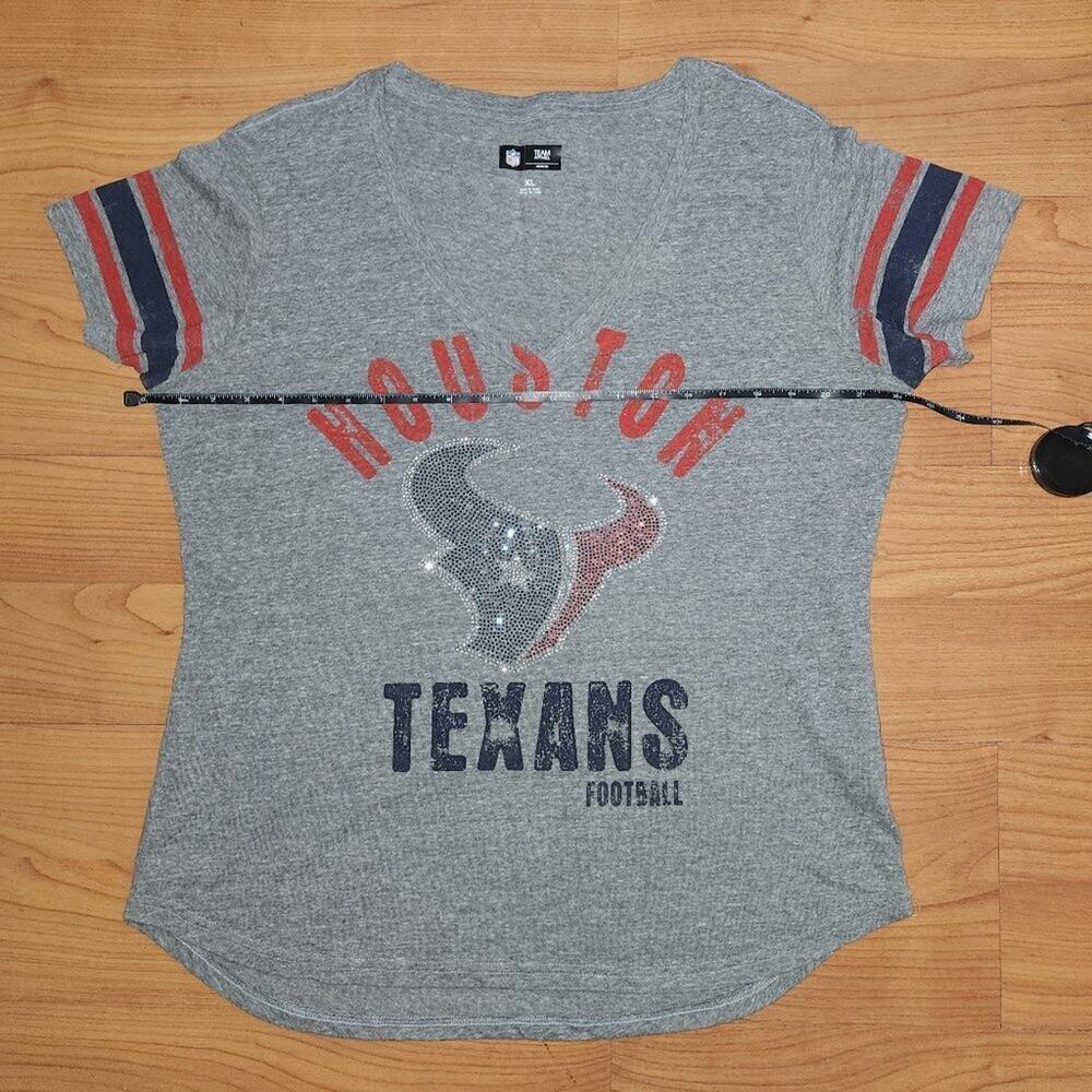 Houston Texans Rhinestone T-shirt || XL || GUC - Picture 3 of 5